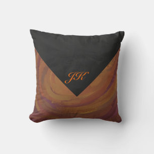Coussin Chocolat Carmel Swirl