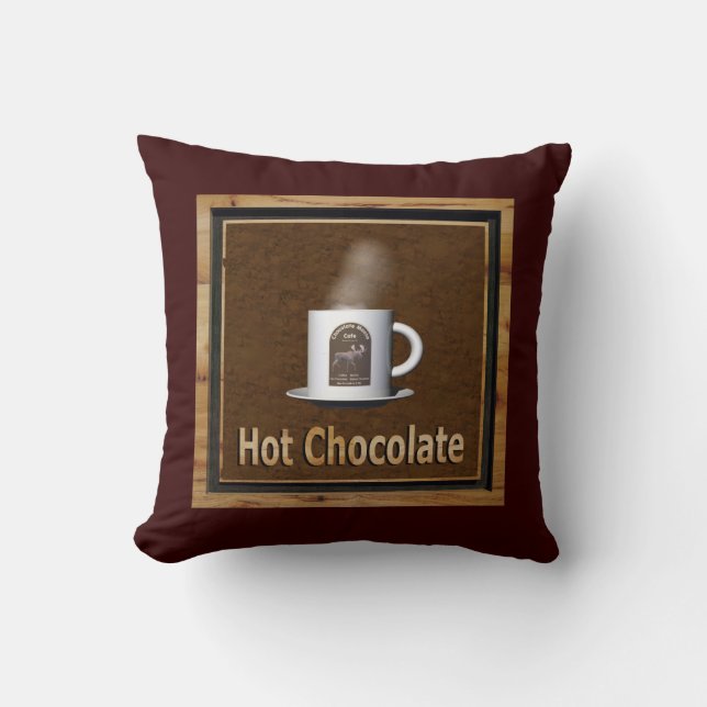 Coussin Chocolat chaud (Recto)