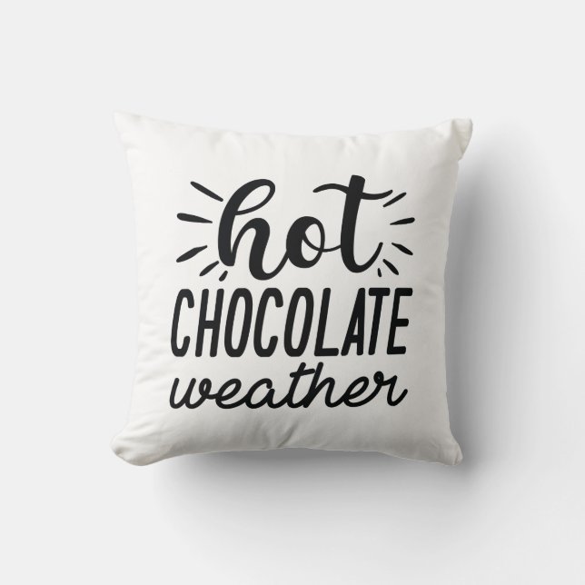 Coussin Chocolat chaud (Recto)