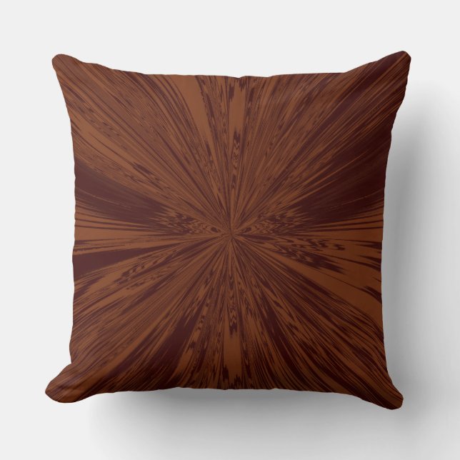Coussin Chocolat Faux Satin (Recto)