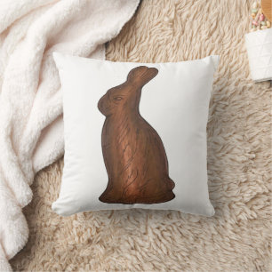 Coussin Chocolat Pâques Panier lapin lapin Chocoholic