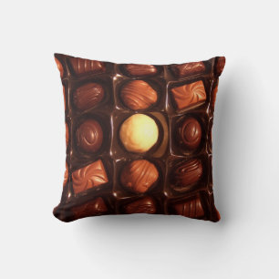 Coussin Chocolat Plaisir Les Amateurs De Chocolat Lancer O