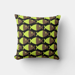 Coussin Chocolat Poisson Lime