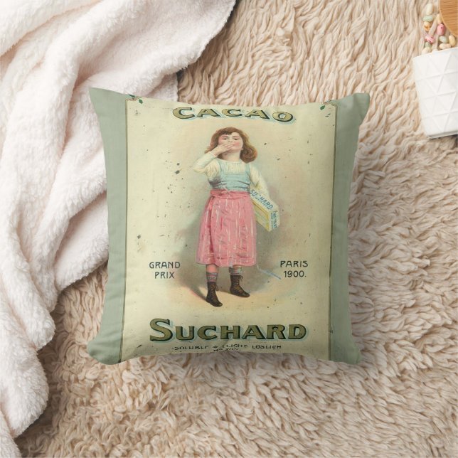 Coussin Chocolat victorien Kiss Girl Sucre (Couverture)