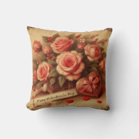 Chocolats et fleurs de la Saint-Valentin vintage