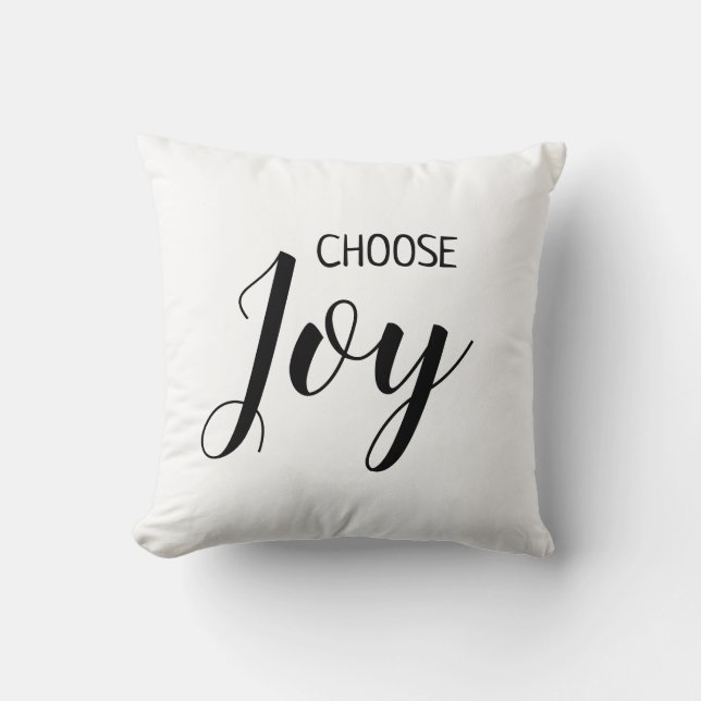 Coussin Choisir Joy Throw Pillow (Recto)