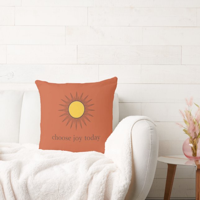 Coussin Choisissez la Joie Aujourd'hui (Canapé)