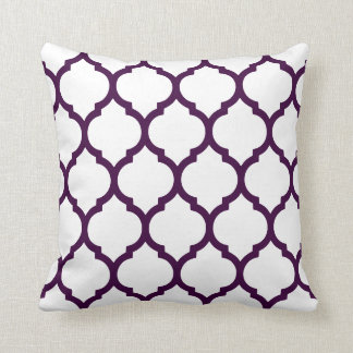 Coussin Choisissez vos propres couleurs Trellis marocain Q