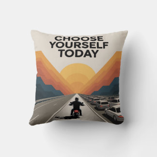 Coussin Choisissez-vous aujourd'hui