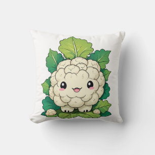 Coussin Chou-fleur Kawaii