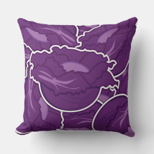 Coussin Chou pourpre funky
