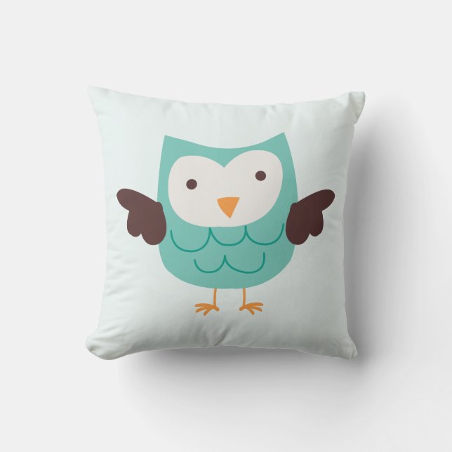 Coussin Chouette de Cute Aqua (Recto)