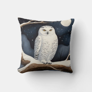 Coussin Chouette des neiges