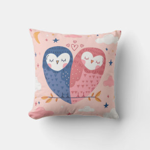Coussin Chouettes mignonnes