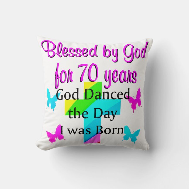 COUSSIN CHRÉTIEN 70E ANNIVERSAIRE (Recto)