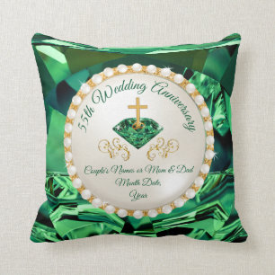 Coussin Christian, 55e anniversaire de mariage
