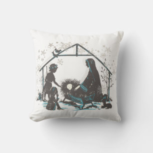 Coussin Christian Saint Bébé Jésus Noël Nativité Scène