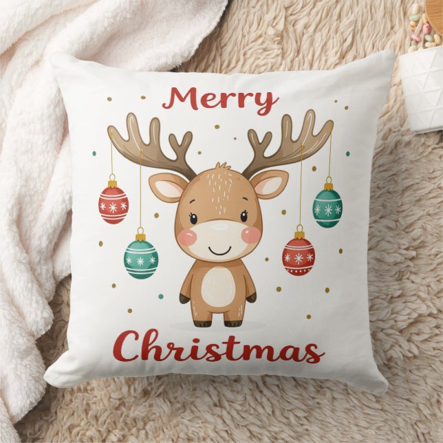 Coussin Christmas Bulb Moose (Couverture)