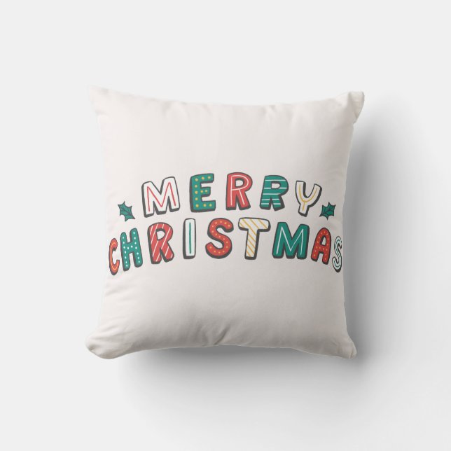 Coussin Christmas Decorative Cushion for Holiday Home (Recto)