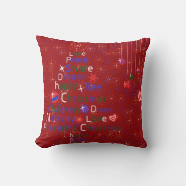 COUSSIN CHRISTMAS DESIGNER THROW PILLOWS - DÉCOR X MAS (Recto)
