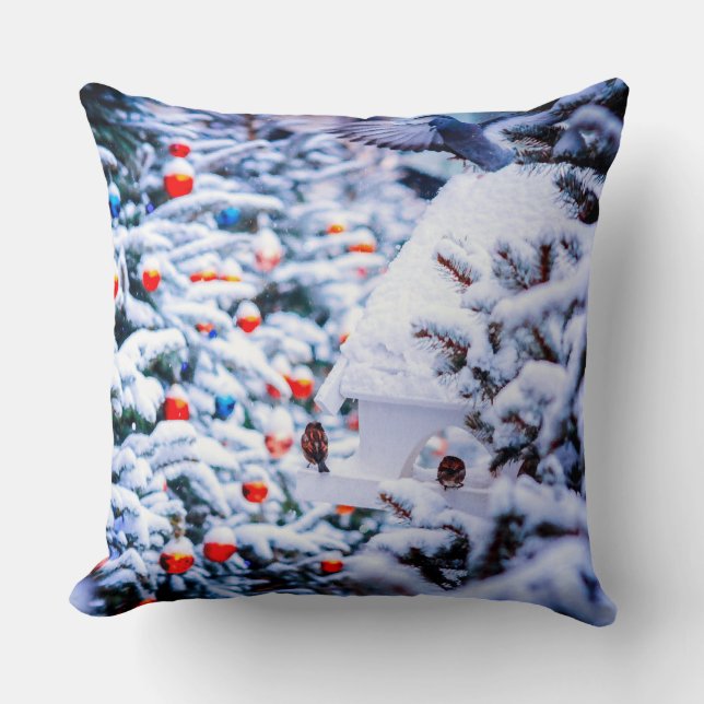 Coussin Christmas Idyll extraordinaire (Recto)