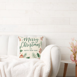 Coussin Christmas & New Year Holiday Card
