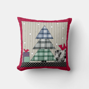 Coussin Christmas pattern, new year, christmas t