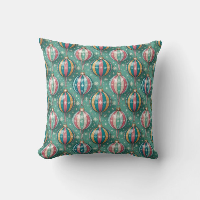 Coussin Christmas Pattern Throw Pillow (Recto)
