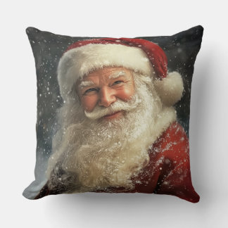 Coussin Christmas Santa Claus Throw Pillow