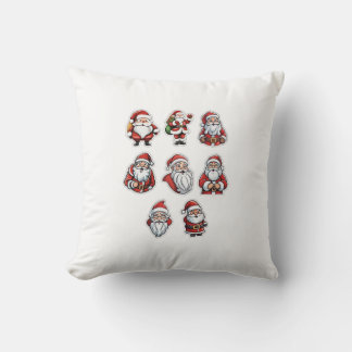 Coussin Christmas Santa Claus Throw Pillow | Holiday Décor