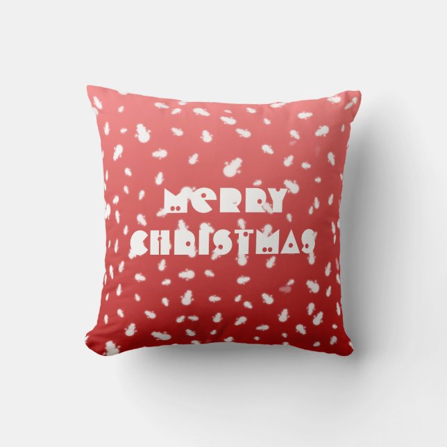 Coussin Christmas Snowman (Recto)