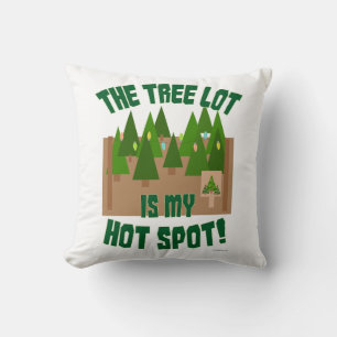Coussin Christmas Tree Lot Hot Spot Winter Cartographie Ar