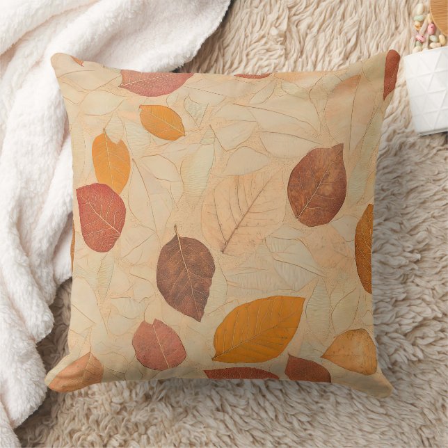 Coussin Chuchotement d'automne - Feuilles d'automne aux to (Couverture)