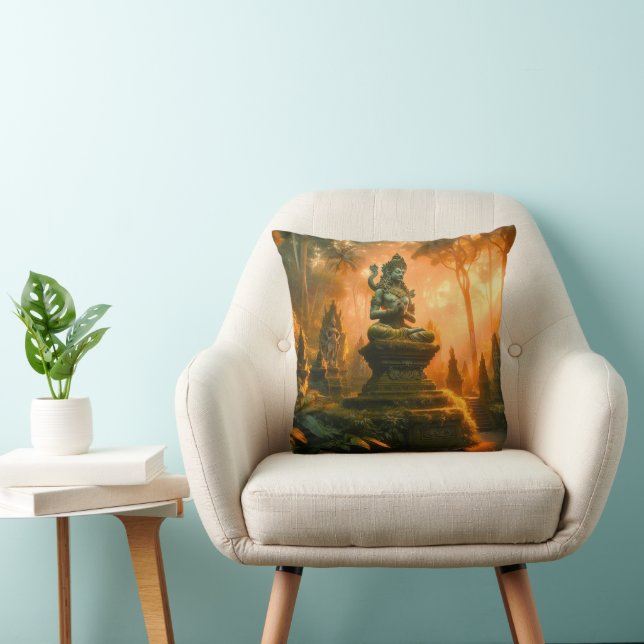 Coussin Chuchotements sacrés de Bali (Chaise)