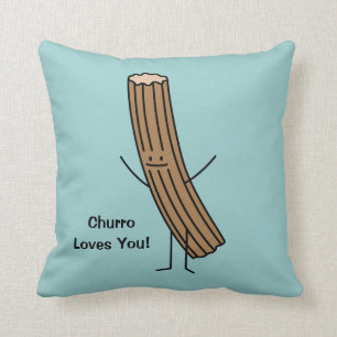 Coussin Churro vous aime !