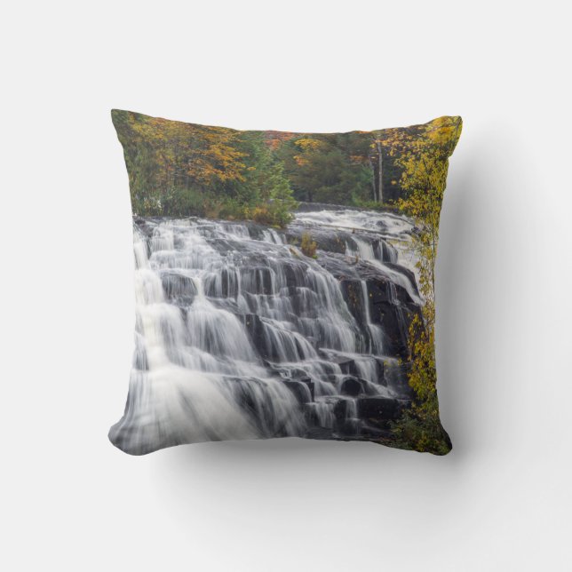 Coussin Chute Bond en automne près de Paulding, Michigan (Recto)