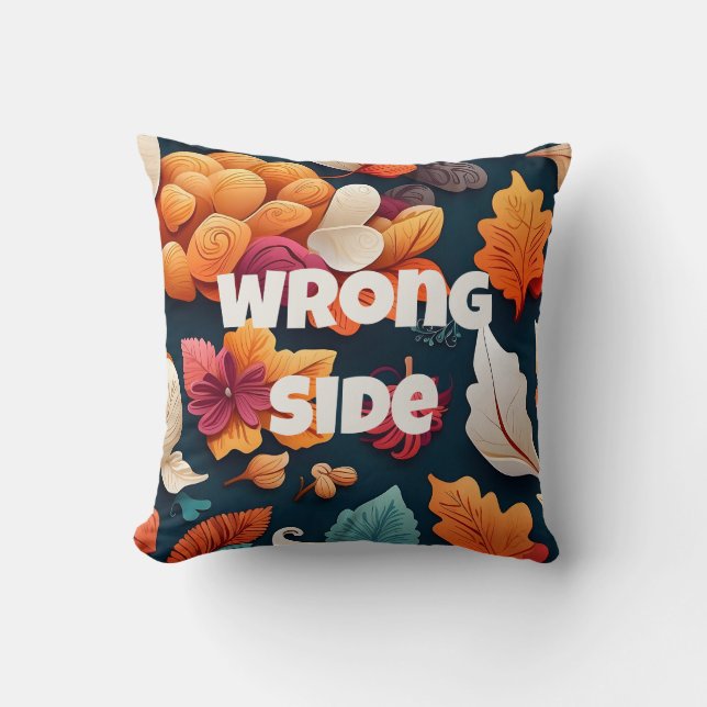 Coussin Chute Décorative Côté Mauvais (Recto)