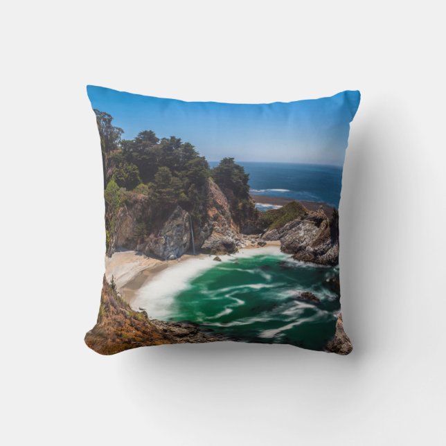 Coussin Chutes de Mcway dans le parc d'état de Julia Pfeif (Recto)