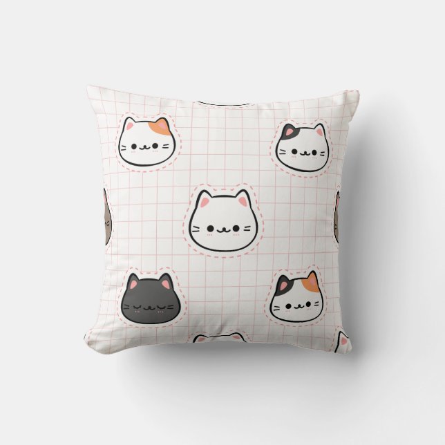 Coussin Ciba cat (Recto)