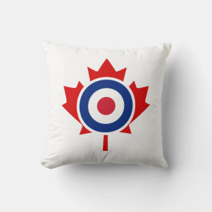 Coussin Cible de curling de hockey sur glace Mod Canada