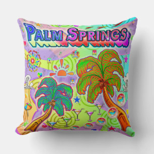 Coussin cible de vacances Palm Springs
