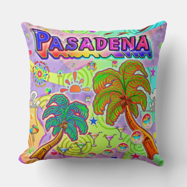 Coussin cible de vacances Pasadena (Recto)