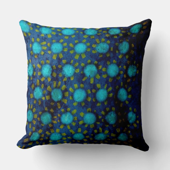 Coussin Ciel bleu / Tournesol (Recto)
