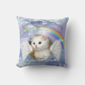 Coussin Ciel céleste avec Rainbow Pet Memorial
