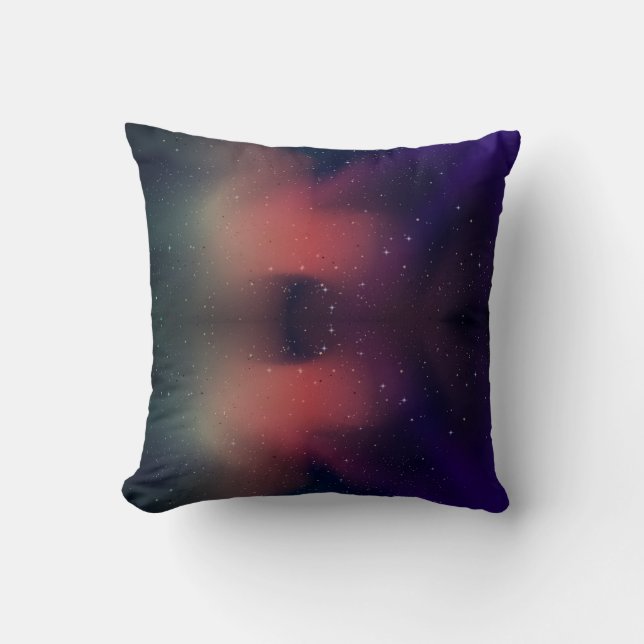 Coussin Ciel de nuit Galaxy moderne (Recto)