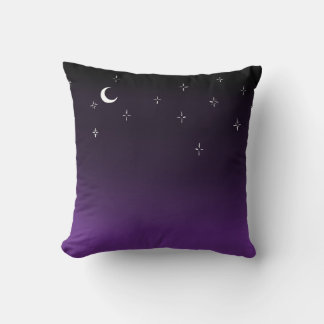 Coussin Ciel de nuit violet