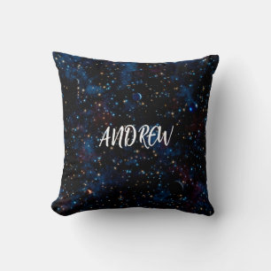 Coussin Ciel étoilé avec étoiles et planètes