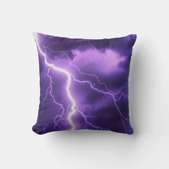 Coussin ciel magnifique, tonnerre (Recto)