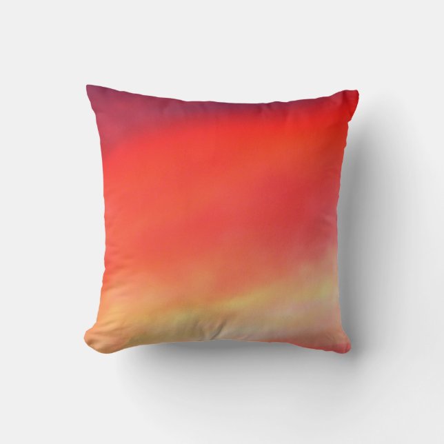 Coussin Ciel Rouge La Nuit (Recto)
