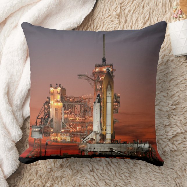 Coussin Ciel rouge pour le lancement de la navette spatial (Couverture)